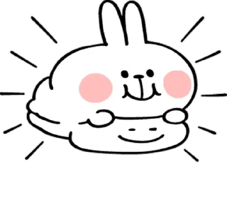 ☺️ emoji Spoiled rabbit, Edition@spoiledrabbits Telegram sticker 24 of 41