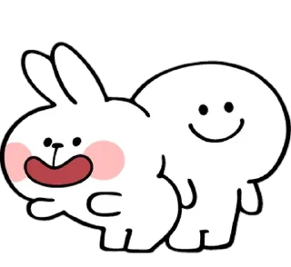 😆 emoji Spoiled rabbit, Edition@spoiledrabbits Telegram sticker 4 of 41