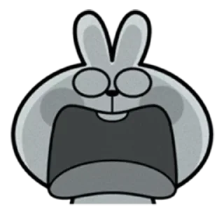 😩 emoji Spoiled Rabbit facial expressions:@spoiledRabbits Telegram sticker 24 of 41