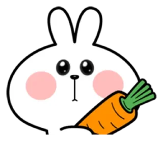 🥺 emoji Spoiled Rabbit facial expressions:@spoiledRabbits Telegram sticker 19 of 41