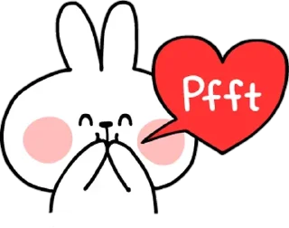 ❤️ emoji Spoiled rabbit, Edition@spoiledrabbits Telegram sticker 20 of 41