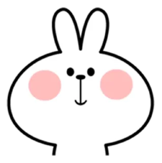 Sticker from Spoiled Rabbit facial expressions:@spoiledRabbits