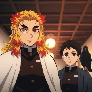 🙁 emoji Kimetsu no Yaiba @StickersofAnime Telegram sticker 2 of 110
