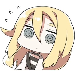 😐 emoji Angels of Death @Nekostickerss Telegram sticker 8 of 41