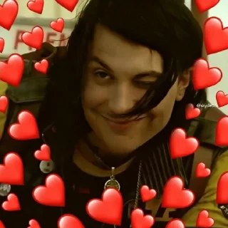 😉 emoji mcr reactions Telegram sticker 4 of 120