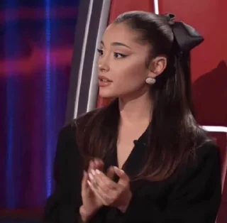 😐 emoji 'Ariana Grande | @iStickerLand, Telegram sticker 6 of 57