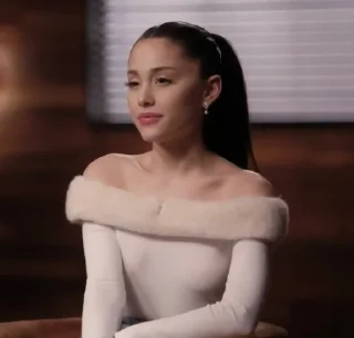 😐 emoji 'Ariana Grande | @iStickerLand, Telegram sticker 9 of 57