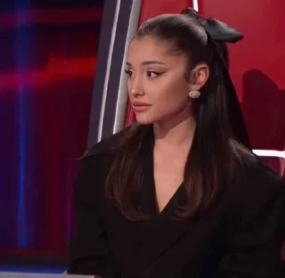 😐 emoji 'Ariana Grande | @iStickerLand, Telegram sticker 7 of 57