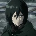 🖤 emoji -「Mikasa Ackerman🖤💫↯」¦ @kpopstan Telegram sticker 11 of 120