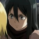 🕸 emoji -「Mikasa Ackerman🖤💫↯」¦ @kpopstan Telegram sticker 19 of 120