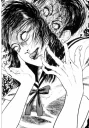 Sticker from Horror Manga by @TortoNsticker