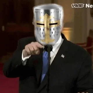Sticker from crusaders