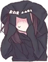 😭 emoji Menhera-chan distorted by @leggendarybitch Telegram sticker 5 of 30