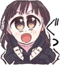 😍 emoji Menhera-chan distorted by @leggendarybitch Telegram sticker 16 of 30