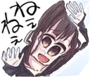 🤫 emoji Menhera-chan distorted by @leggendarybitch Telegram sticker 12 of 30