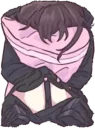 😭 emoji Menhera-chan distorted by @leggendarybitch Telegram sticker 19 of 30