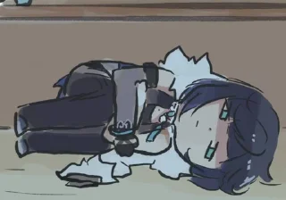 😔 emoji Yelan💙 Telegram sticker 13 of 71