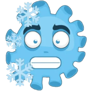 🥶 emoji @Beautifulstickers🦠coronamoji🦠 Telegram sticker 11 of 59