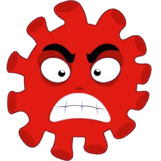 😡 emoji @Beautifulstickers🦠coronamoji🦠 Telegram sticker 18 of 59