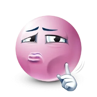 🌟 emoji silly pink stickers by @whemya Telegram sticker 7 of 45