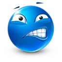 😳 emoji ZooMiK - The Blue Mike Telegram sticker 8 of 17