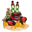 💰 emoji Mr. Krab by @rock_king319 Telegram sticker 5 of 10