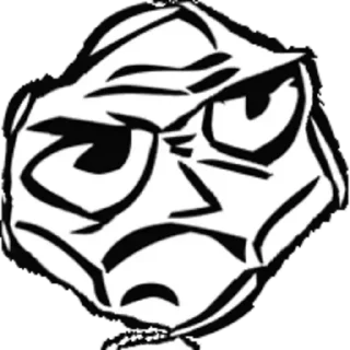 🤨 emoji Distortion TrollFace | @The_Last_Nam_Nam Telegram sticker 7 of 65