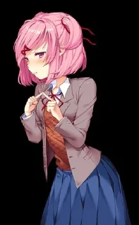 😳 emoji *♡*Natsuki*♡* Telegram sticker 20 of 89