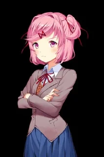 😑 emoji *♡*Natsuki*♡* Telegram sticker 8 of 89