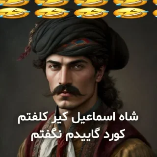 😂 emoji بکن ناموس آریایی Telegram sticker 4 of 79