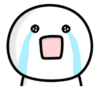 😭 emoji ミドリ専用(Static) Telegram sticker 18 of 104