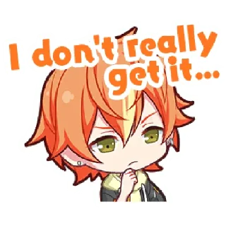 😕 emoji Project Sekai Akito Telegram sticker 15 of 24