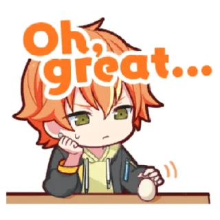 😓 emoji Project Sekai Akito Telegram sticker 23 of 24