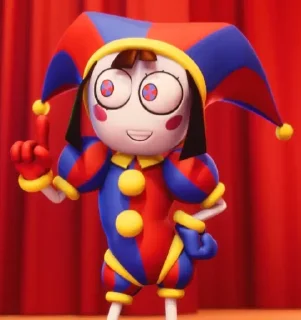 🤡 emoji Pomni ~ @StickerGustoSimo Telegram sticker 23 of 100