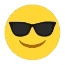 😎 emoji @AnimatedEmojiOS Flat 😎 Telegram sticker 7 of 27