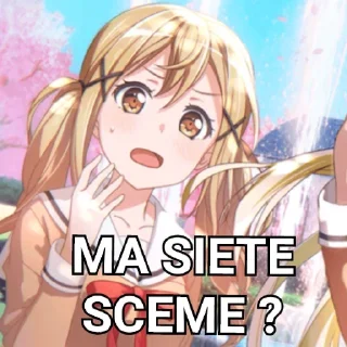 ❓ emoji BanG Dream! @ShiniBuu's Pack Telegram sticker 16 of 116