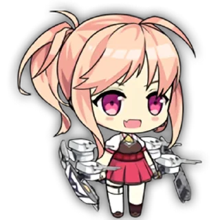 😢 emoji Azur Lane Chibi Telegram sticker 10 of 120