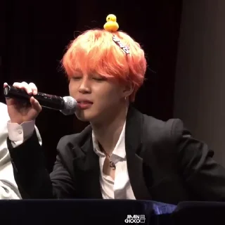 🧁 emoji pinky jimin   ˑ ♡ ֗   @tyrns . Telegram sticker 7 of 30