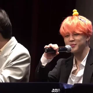 🩰 emoji pinky jimin   ˑ ♡ ֗   @tyrns . Telegram sticker 8 of 30