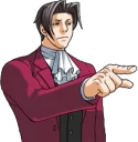 👉 emoji Phoenix Wright Telegram sticker 15 of 39