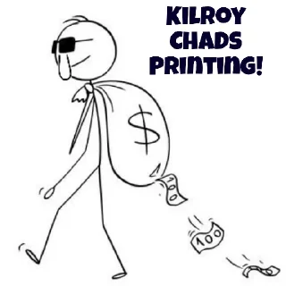Sticker from Kilroy Is Here