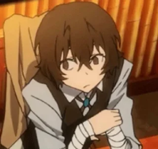 😶 emoji ⛓ Dazai - @iRammy ⛓ Telegram sticker 23 of 78