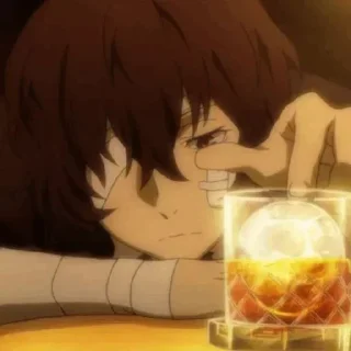 😔 emoji ⛓ Dazai - @iRammy ⛓ Telegram sticker 6 of 78