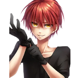 😈 emoji Akabane karma Telegram sticker 5 of 50