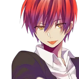😈 emoji Akabane karma Telegram sticker 23 of 50