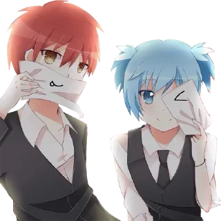 😁 emoji Akabane karma Telegram sticker 12 of 50