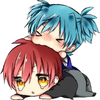 ☺️ emoji Akabane karma Telegram sticker 6 of 50