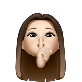 🤫 emoji anna🍍 Telegram sticker 20 of 30