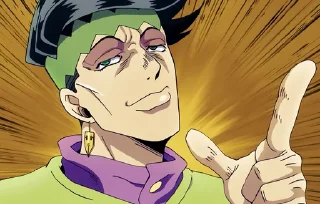🖋 emoji Rohan Kishibe for Grayillusion Telegram sticker 12 of 54