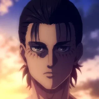 ⚔️ emoji 𖣘 Eren Jaeger (@Miyukotto) Telegram sticker 17 of 96